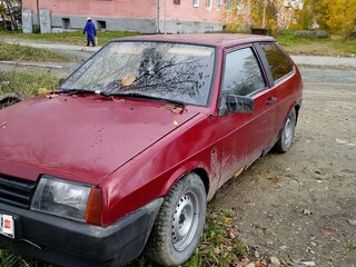 1997 Lada (ВАЗ) 2108, красный, 60000 рублей, вид 1