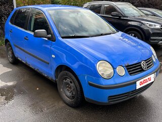 2003 Volkswagen Polo IV, синий, 377000 рублей, вид 2