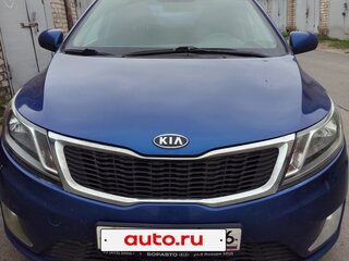 2013 Kia Rio 4-speed III, синий, 850000 рублей, вид 1