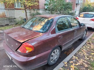 2008 Kia Spectra I Рестайлинг 2, красный, 180000 рублей, вид 4