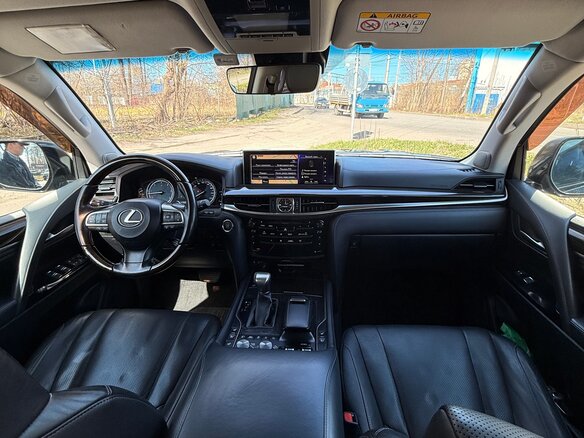 2017 Lexus LX 450d III Рестайлинг 2, чёрный - вид 8