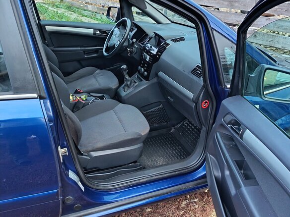 2011 Opel Zafira B Рестайлинг, синий, 750000 рублей - вид 12