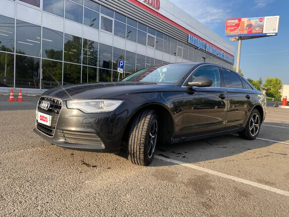 2013 Audi A6 IV (C7), чёрный, 1499000 рублей