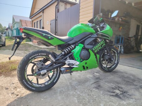 2012 Kawasaki Ninja 400, зелёный, 370000 рублей, вид 3