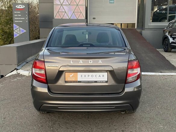 2018 Lada (ВАЗ) Granta I Рестайлинг, коричневый, 415000 рублей - вид 4