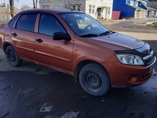 2014 Lada (ВАЗ) Granta I, оранжевый, 400000 рублей, вид 2
