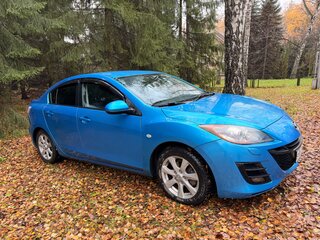 2010 Mazda 3 II (BL), голубой, 650000 рублей, вид 3