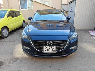 2018 Mazda Axela III Рестайлинг, синий, 1650000 рублей, вид 2