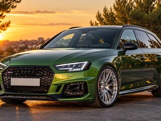 2017 Audi RS 4 IV (B9), зелёный, 4000000 рублей, вид 1