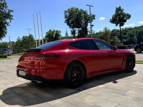 2015 Porsche Panamera 4 I Рестайлинг, красный, 3200000 рублей, вид 4