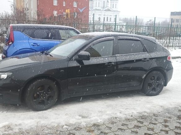2007 Subaru Impreza III, чёрный, 450000 рублей - вид 2