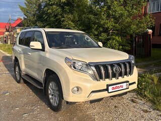 2015 Toyota Land Cruiser Prado 150 Series Рестайлинг 1, белый, 3600000 рублей, вид 3
