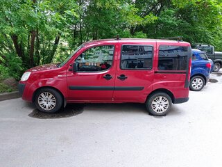 2009 Fiat Doblo I Рестайлинг, красный, 450000 рублей, вид 2