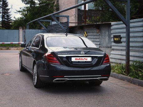 2020 Mercedes-Benz Maybach S-Класс 450 I (X222) Рестайлинг, чёрный, 6000000 рублей, вид 3