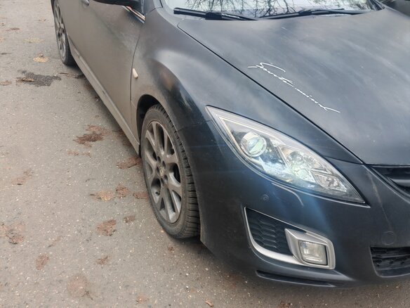 2008 Mazda 6 II (GH), чёрный, 680000 рублей - вид 1