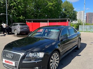 2007 Audi A8 Long II (D3) Рестайлинг, чёрный, 1300000 рублей, вид 4
