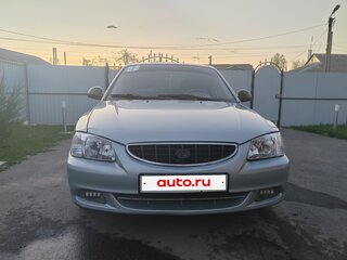 2005 Hyundai Accent ТагАЗ II, серебристый, 350000 рублей, вид 1