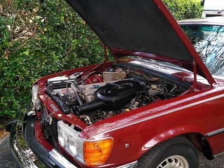 1979 Mercedes-Benz S-Класс 280 I (W116), красный, 7900000 рублей, вид 1
