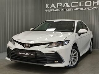 2021 Toyota Camry VIII (XV70) Рестайлинг, белый, 2550000 рублей, вид 1