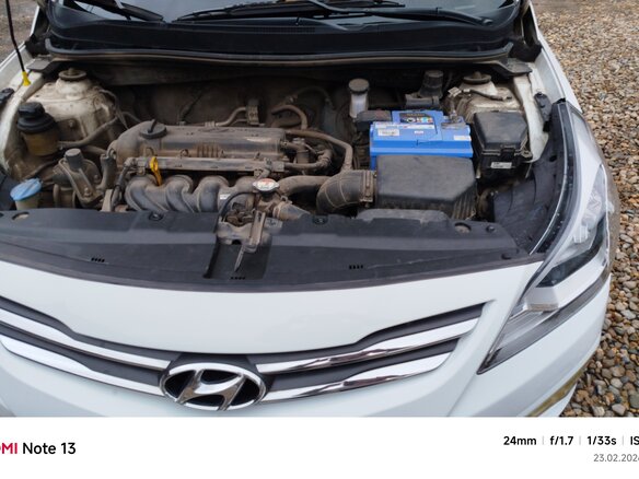 2015 Hyundai Solaris I Рестайлинг, белый, 999000 рублей - вид 8