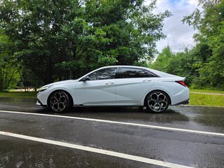 2021 Hyundai Avante N Line VII, белый, 2500000 рублей, вид 4