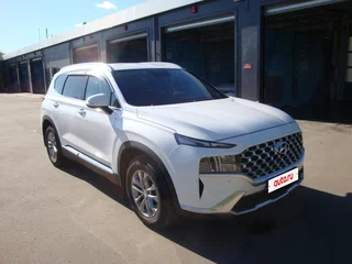 2021 Hyundai Santa Fe IV Рестайлинг, белый, 3450000 рублей, вид 4