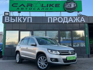 2012 Volkswagen Tiguan I Рестайлинг, бежевый, 1599000 рублей, вид 1