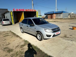 2015 Lada (ВАЗ) Granta I, серебристый, 420000 рублей, вид 1