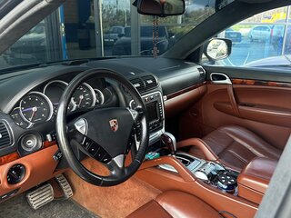 2007 Porsche Cayenne Turbo I Рестайлинг (957), чёрный, 610000 рублей, вид 5