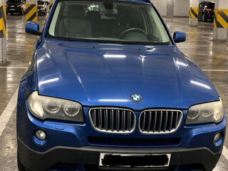 2007 BMW X3 30d I (E83) Рестайлинг, синий, 1100000 рублей, вид 2