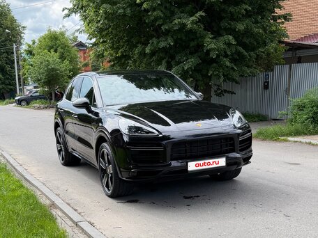 2020 Porsche Cayenne Turbo III, чёрный, 9100000 рублей, вид 2
