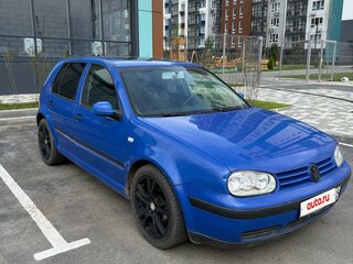 2003 Volkswagen Golf IV, синий, 360000 рублей, вид 5