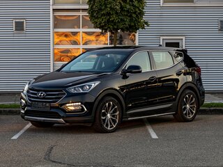 2016 Hyundai Santa Fe III Рестайлинг, чёрный, 1695000 рублей, вид 1