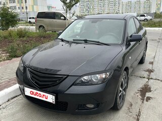 2008 Mazda 3 I (BK) Рестайлинг, чёрный, 660000 рублей, вид 3
