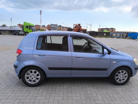 2004 Hyundai Getz I, синий, 420000 рублей - вид 1