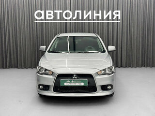 2012 Mitsubishi Lancer X Рестайлинг, серебристый, 890000 рублей, вид 2