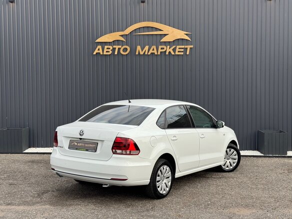 2016 Volkswagen Polo V Рестайлинг, белый - вид 7