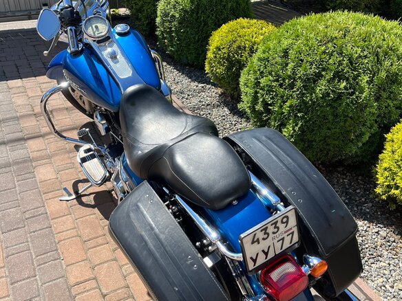 2005 Harley-Davidson Road King, синий, 750000 рублей - вид 13