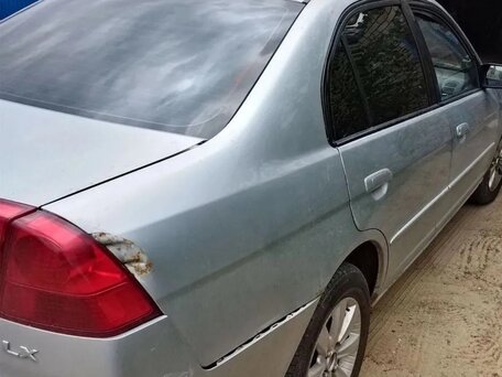 2003 Honda Civic VII, серебристый, 260000 рублей, вид 2