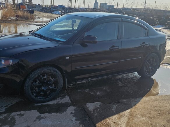 2008 Mazda 3 I (BK) Рестайлинг, чёрный, 600000 рублей - вид 9