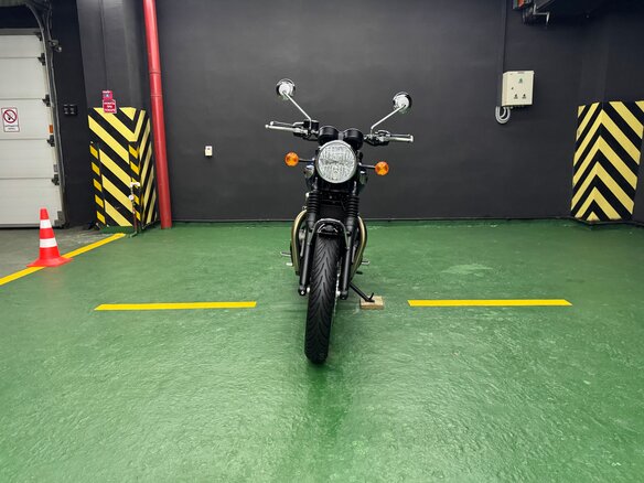 2023 Triumph Bonneville T100, синий, 1075000 рублей - вид 7