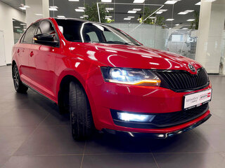 2019 Skoda Rapid I Рестайлинг, красный, 1398025 рублей, вид 3