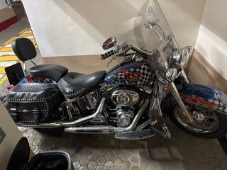 2007 Harley-Davidson Heritage, синий, 950000 рублей, вид 2