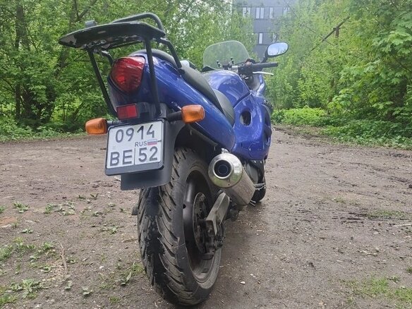 1998 Suzuki GSX 600F Katana, синий, 300000 рублей - вид 6