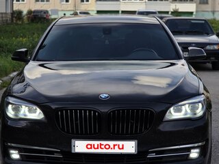 2013 BMW 7 серии Long 740Li xDrive V (F01/F02/F04) Рестайлинг, чёрный, 2100000 рублей, вид 1