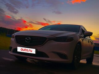 2017 Mazda 6 III (GJ) Рестайлинг, белый, 1700000 рублей, вид 1