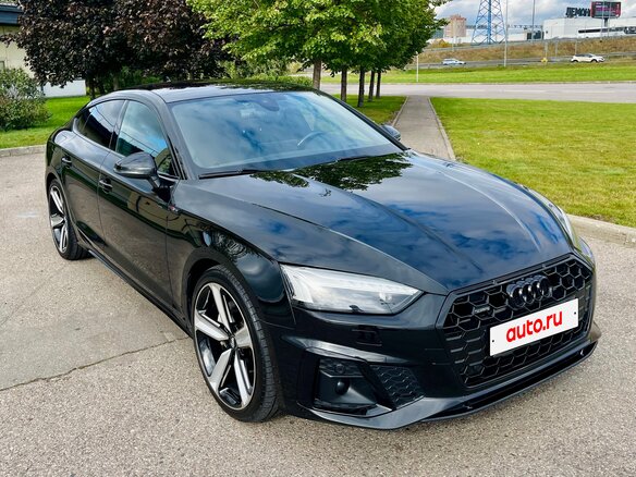 2020 Audi A5 40 TDI II (F5) Рестайлинг, чёрный - вид 6