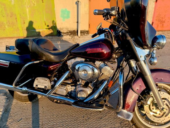 2005 Harley-Davidson Electra Glide, красный, 750000 рублей - вид 9