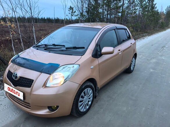 2005 Toyota Vitz II (XP90), оранжевый, 510000 рублей