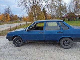 1997 Lada (ВАЗ) 21099, синий, 50000 рублей, вид 3